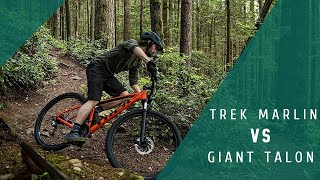 Trek Marlin 5 vs Giant Talon 3 Analyzing Their Strengths and Weaknesses Which Prevails [upl. by Aramo]