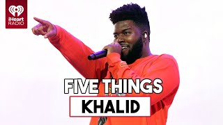 Khalid Talks 5 Things You May Not Know About His New Album Sincere  More  Five Things [upl. by Ayotan]