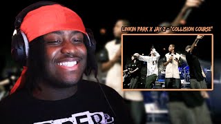 FANTASTIC COLLABORATION  LINKIN PARK FEAT JAYZ  quotCOLLISION COURSE LIVE 2004quot  REACTION [upl. by Nadirehs601]