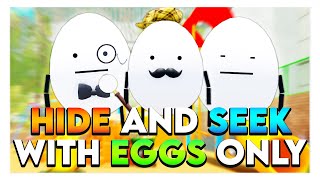 Roblox SECRET STAYCATION HIDE amp SEEK WITH EGGS ONLY 🥚 [upl. by Lucina]