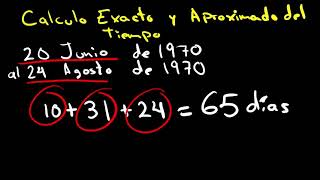 CALCULO EXACTO Y APROXIMADO del TIEMPO Matemáticas Financieras [upl. by Seif]