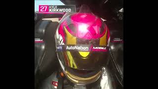 A ONBOARD DE KYLE KIRKWOOD NO ACIDENTE DA VOLTA FINAL DE IOWA formulaindy [upl. by Assener646]