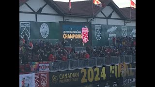 Fan views of the 2024 CPL final trophy lift Cavalry win the North Star Cup [upl. by Walkling]