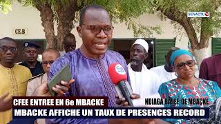 Entrée en 6e et Cfee à Mbacké 9000 candidats en lice un taux record de présence enregistré [upl. by Burl]