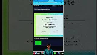 Achieving Success My HackerRank Certification Journey  Problem Solving amp Python Basics Explained [upl. by Eikcir421]