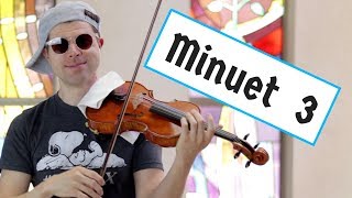 Minuet No 3  Suzuki Violin Book 1 [upl. by Downey]