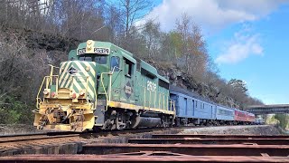 Reading amp Northerns Lehigh Gorge Scenic Railway 1st Bike Train of 2023 [upl. by Ecnedurp]