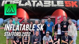 Inflatable 5k Obstacle Course Race  Stafford Showground 2022 [upl. by Mateusz]