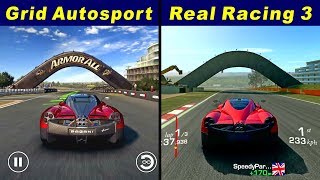 Grid Autosport Android vs Real Racing 3  Mount Panorama [upl. by Gnim]