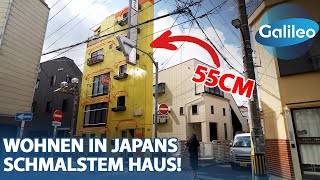 Japans schmalstes Haus So kreativ lebt es sich im 55cm breiten Haus [upl. by Beck]