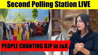 Second Polling Station People Chanting BJP LIVE [upl. by Forras]