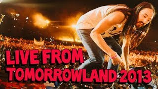 Steve Aoki LIVE From Tomorrowland 2013  Main Stage [upl. by Woodsum54]