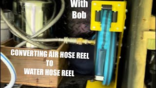 Converting An Air Hose Reel Into A Water Hose Reel  DIY With Bob Season 3 [upl. by Femi336]