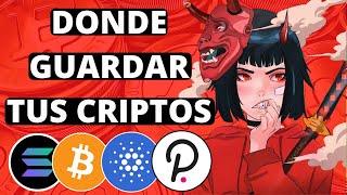 ✅WALLETS PARA CRIPTOMONEDAS😱¿Donde Guardar Tus Criptomonedas TIENES QUE VERLO [upl. by Aleakcim612]