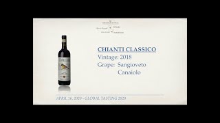 Global Tasting 2020 il Chianti Classico 2018 [upl. by Kenwood871]