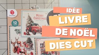 🎄🎅Livre de Noël Vintage avec les Dies Cut Action scrapbooking vintage [upl. by Kinsley]