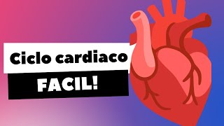 Ciclo cardiaco  Explicación FACIL  Fisiologia [upl. by Sisco435]