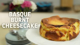 Basic Basque Burnt Cheesecake Recipe Silky and Creamy  Yummy PH [upl. by Ahsatniuq]