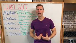 5 Steps to Heal Leaky Gut amp Autoimmune Disease with Dr Josh Axe [upl. by Occer]