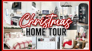 COZY CHRISTMAS HOME TOUR 2023  CHRISTMAS DECORATING IDEAS [upl. by Moina745]