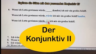 Fragen bezüglich des Konjunktiv II [upl. by Behm930]