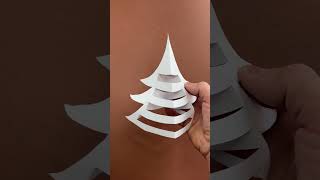 Kerstboom van papier vouwt  Kirigami Kerstboom 2 [upl. by Kirch629]