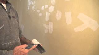 Preparing walls for painting  How to fix patch or fill holes and dents in drywall or solid plaster [upl. by Scherle832]