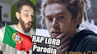 🇵🇹PORTUGUÊS REAGE A RAP LORD  HAIKASS PARODIA WHINDERSSON NUNES  Sparky [upl. by Ahtibat708]