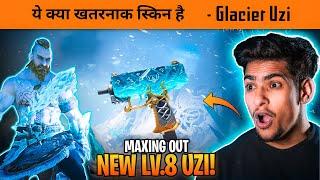 🔥Unlimited Uzi Crate Opening Glitch in BGMI  Maxing out New Lv 8 Glacier Uzi in BGMI [upl. by Sartin233]