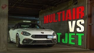 MultiAir vs TJet in the Big Turbo Abarth 124 Spider [upl. by Nonnac]