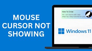 Laptop Mouse Cursor not Showing  Mouse Pointer Not Showing in Computer Windows 11 [upl. by Barret]