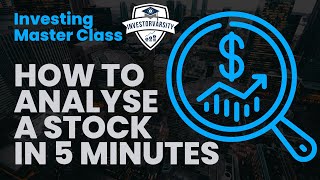 Analyse a Stock in 5 Minutes using 5 Simple Steps [upl. by Landbert421]