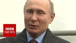 President Putin Get to bottom of spy poisoning in UK  BBC News [upl. by Antonino331]