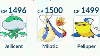 USE ONLY WATER TYPE JELLICENT MILOTIC AND PELIPPER [upl. by Vanhomrigh]