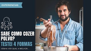 Como cozer Polvo  Testei 4 formas diferentes [upl. by Enomrej]