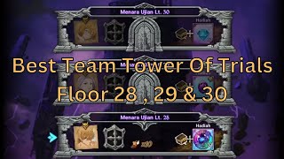 Tower Of Trials Floor 28 29 30 7DS The Seven Deadly Sins Grand Cross SDSGC [upl. by Esinyl]