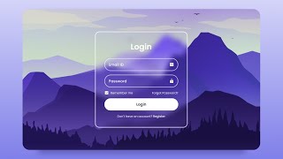 Login Form Using HTML amp CSS [upl. by Pollak177]