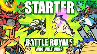 Starter Pokemon Battle Royale 💥 Collab With Gnoggin [upl. by Marris]