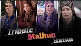 Tribute to Devlet ana Malhun Sultan❤️🤍  malhun hatun journey  osbal edits [upl. by Ailen]