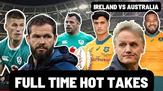 IRELAND vs AUSTRALIA  FULL TIME HOT TAKES [upl. by Feer]