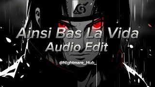 Ainsi Bas La Vida  Indila Audio Edit [upl. by Diao]