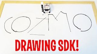 Cozmo  DRAWING SDK  writing letters and even his name Ankis Robot Toy [upl. by Lindeberg]