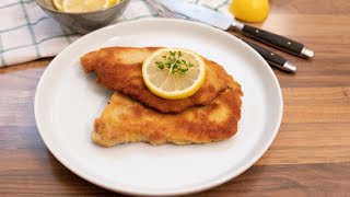 Paniertes Schweineschnitzel  Schneller als FertigSchnitzel  KeksMitOhren [upl. by Auohp476]