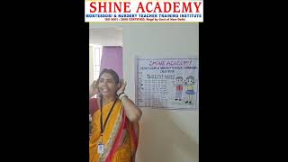 Montessori Teacher Training  Shine Academy Appreciates our Student MrsYogambals presentation [upl. by Gunning]