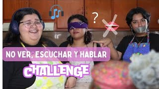 COCINANDO SIN VER SIN HABLAR Y SIN ESCUCHAR CHALLENGE CASTILLO DE LUNA [upl. by Ennoitna]