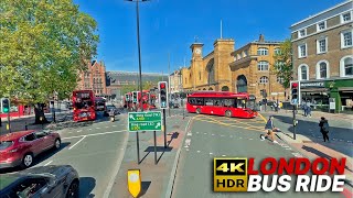 LONDON Bus Ride 🇬🇧  Route 259  Kings Cross Station to Edmonton  Journey to North London ⤴️ [upl. by Wolff118]