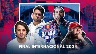 REACCIÓN EN VIVO a la FINAL INTERNACIONAL de RED BULL 2024  con ROBERTO MTZ y LOBO ESTEPARIO  EYOU [upl. by Nottus]