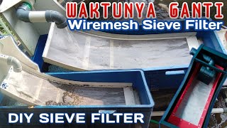 Sieve Filter filter mekanis  Mengganti Mesh Sieve Filter 100 Micron [upl. by Brigida433]