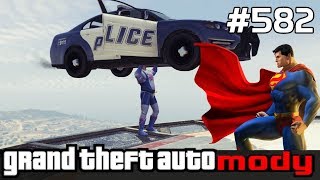 GTA 5 Po Polsku Mody 582 SUPERMAN Ćwiczy w Mieście [upl. by Reeta387]