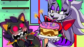 Rubys Birthday with Roxy Wolf Speedpaint [upl. by Anerual]